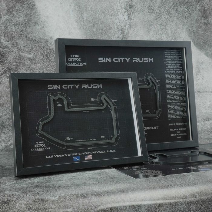 Las Vegas – Hartă 3D circuit Formula 1 Las Vegas GP • GPX Collection