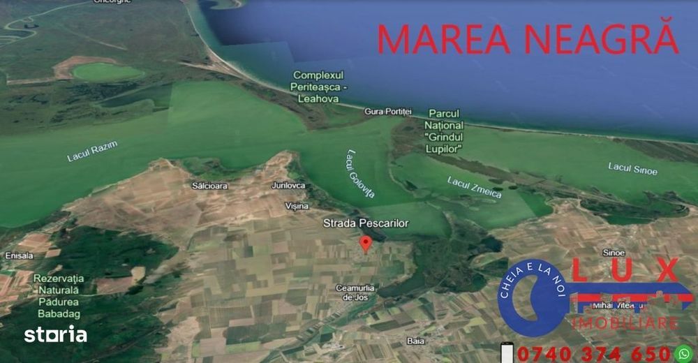 ID 6675 EXCLUSIVITATE - Teren cu casa in Sat Lunca- DELTA DUNĂRII