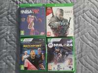 Matchpoint&NHL 24&Witcher 3 Wild Hunt&NBA 2k21 Xbox Series si Xbox One