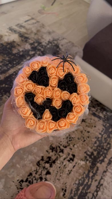 Buchet flori halloween~ decor sau cadou tematic