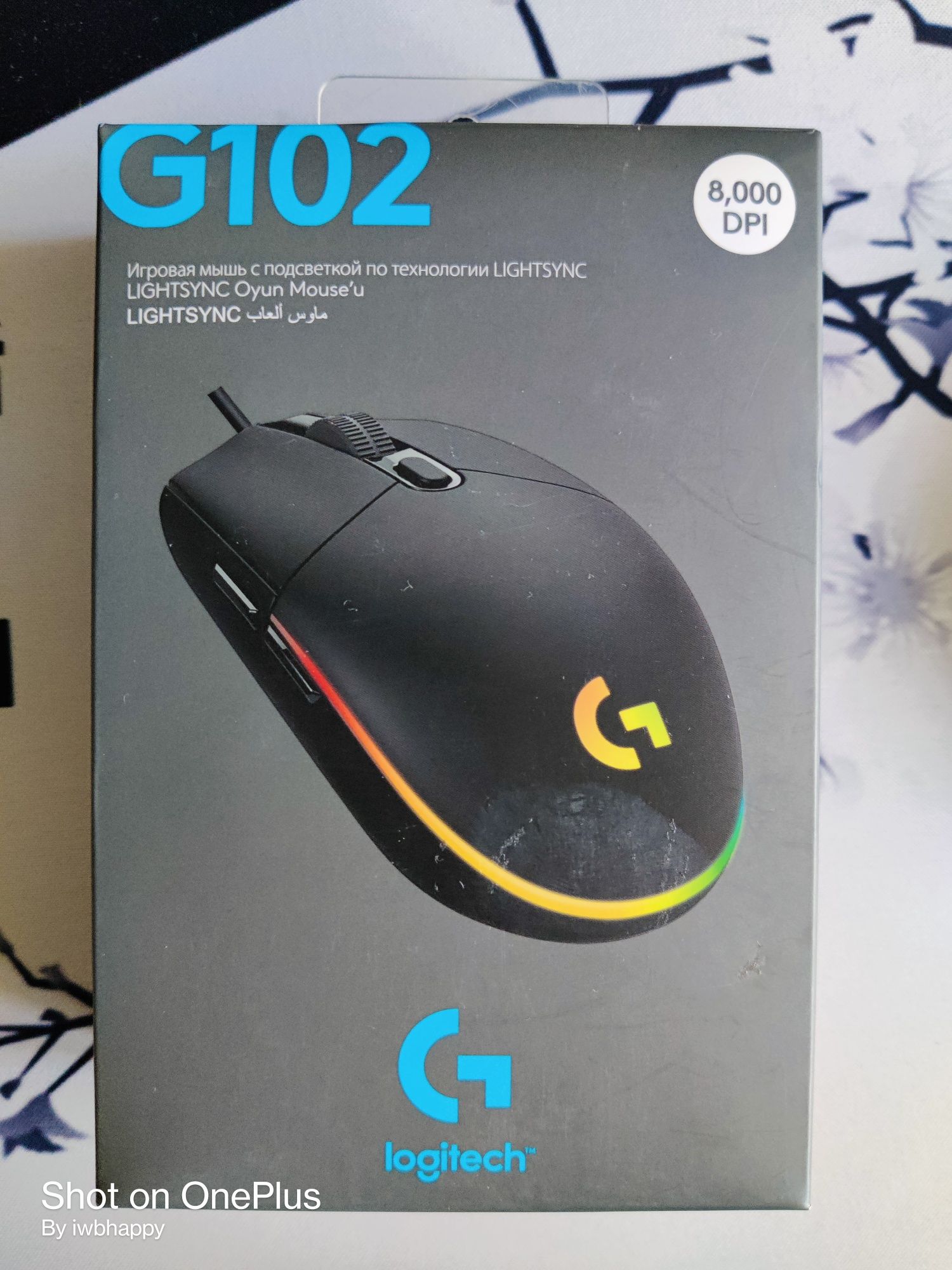 Мышка Logitech g102