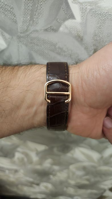 Швейцарские золотые Cartier Ballon bleu