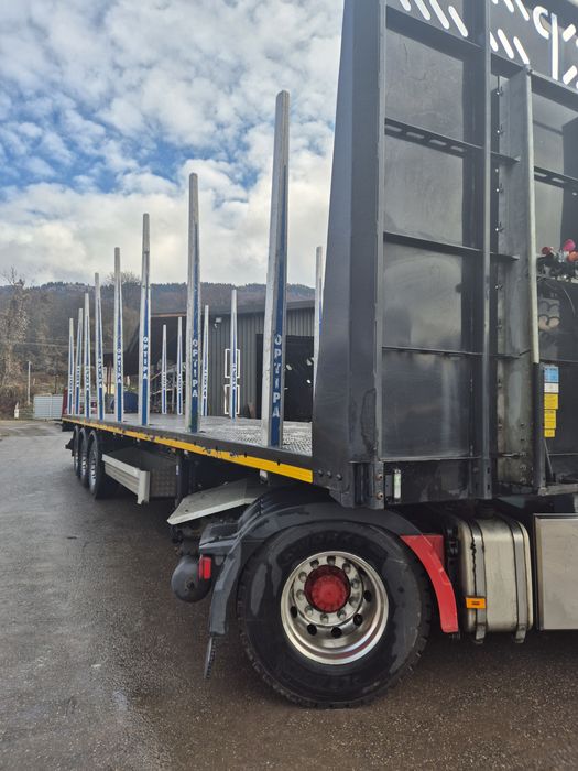 Semiremorca Pavic..transport forestier..lemne..bustean