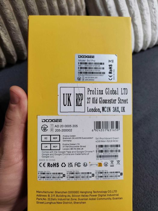 DOOGEE S41 PRO Смарт телефон