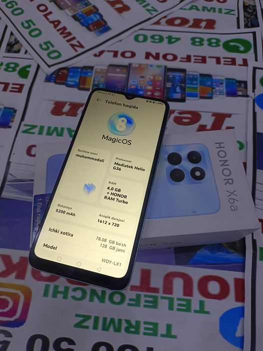 Honor X6A 128gb full