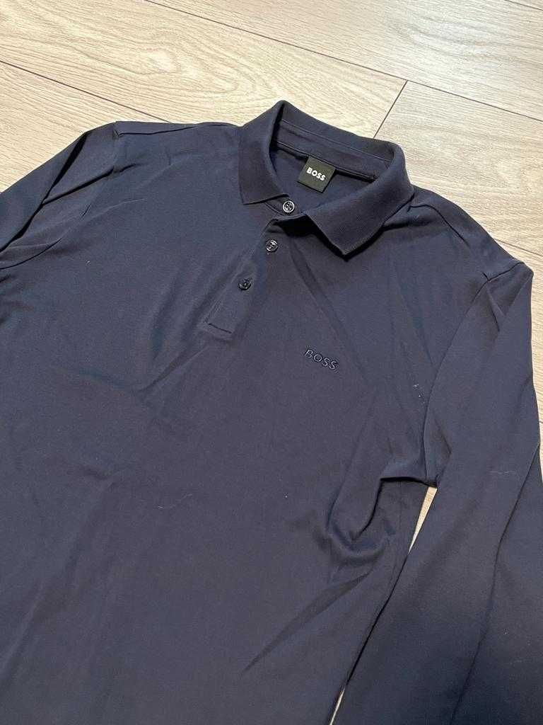 Bluza cu guler Hugo Boss, originala, marimea M