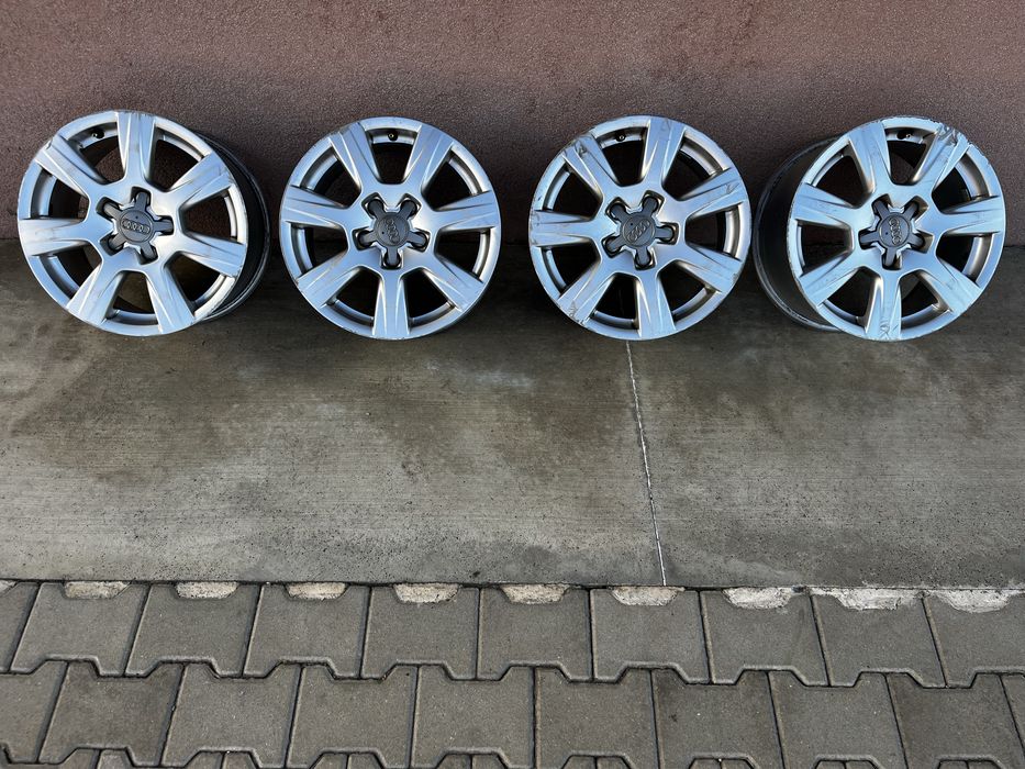 4бр лети джанти 16цола 5х112/ц.отв66.6/ет45/7.5J/audi/ауди/
