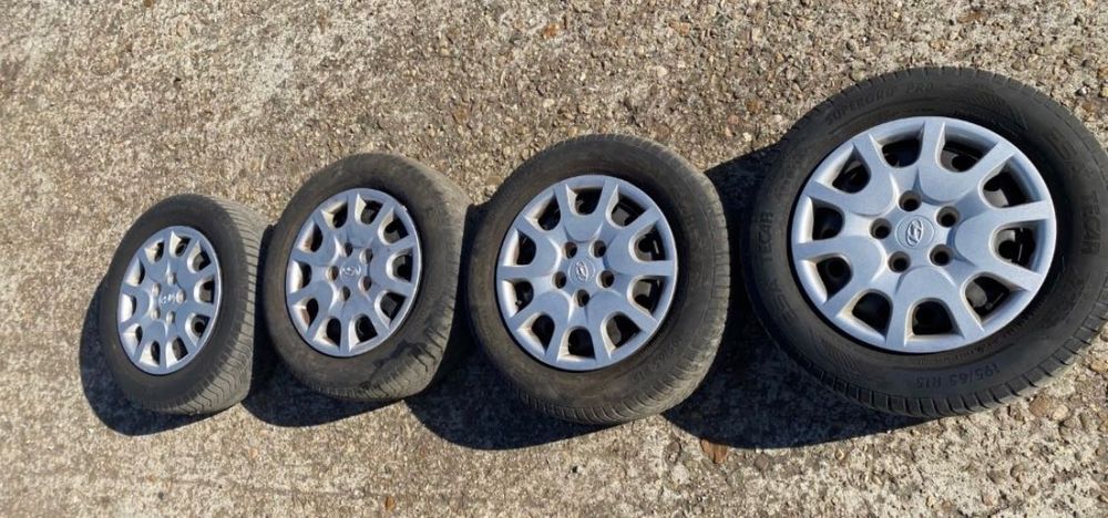 Метални джанти с тазове-15цола