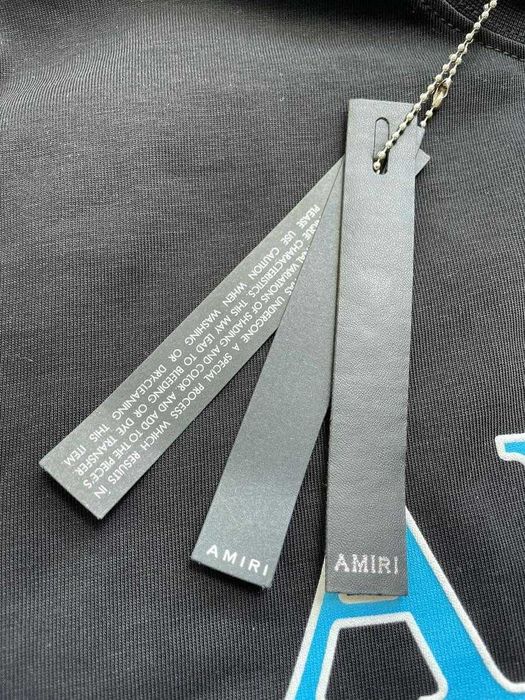 Тениска Amiri черно/синьо номер s