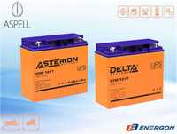 Аккумуляторы ВЫСШЕГО качества для UPS/ИБП DELTA 17Ah (12V)  AGM
