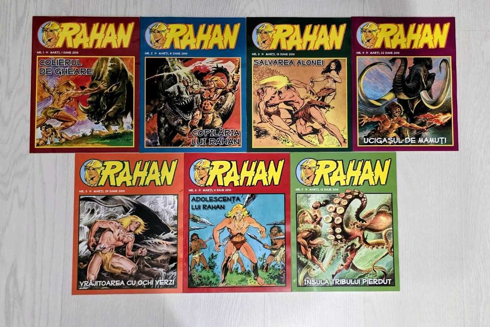 Colectie RAHAN - 55 volume, colectia Adevarul, stare excelenta