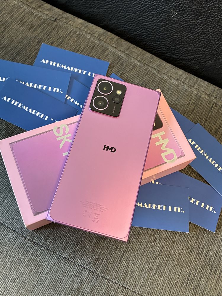 ^^^КАТО НОВ 256GB HMD Skyline Yettel Гаранция 2027г. Pink