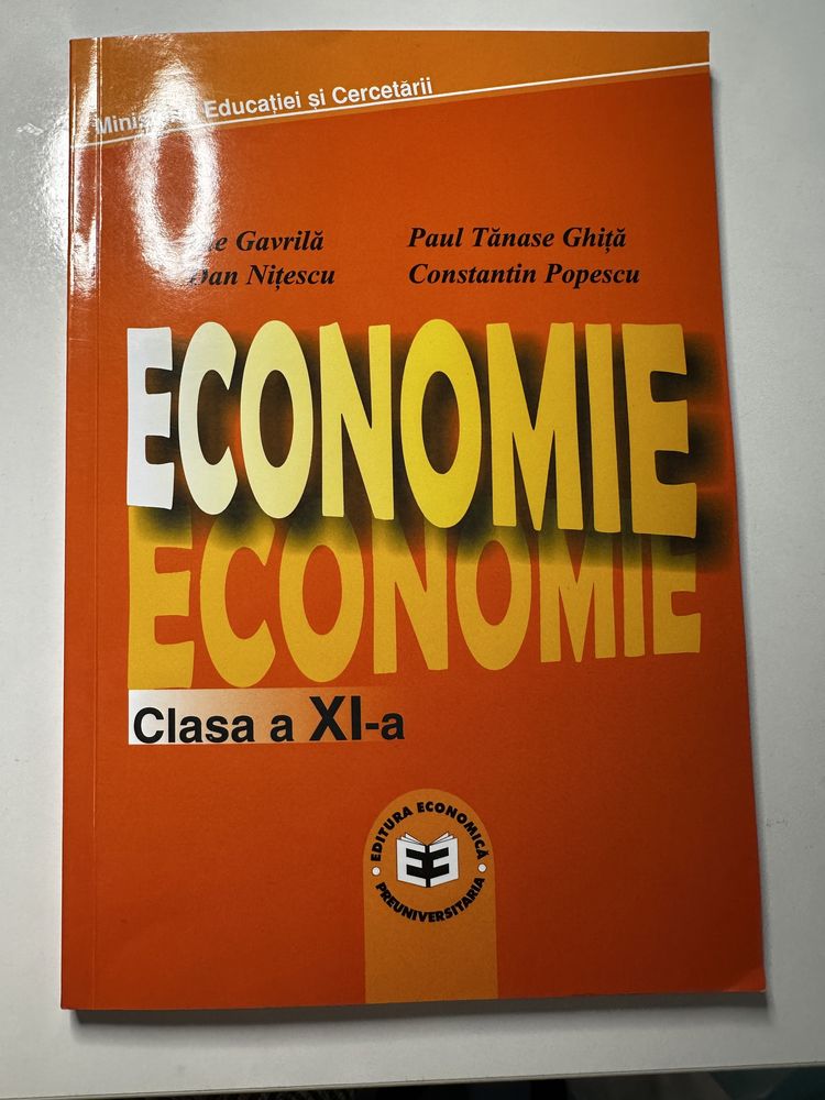 Manual Economie clasa a 11 a Editura Economica