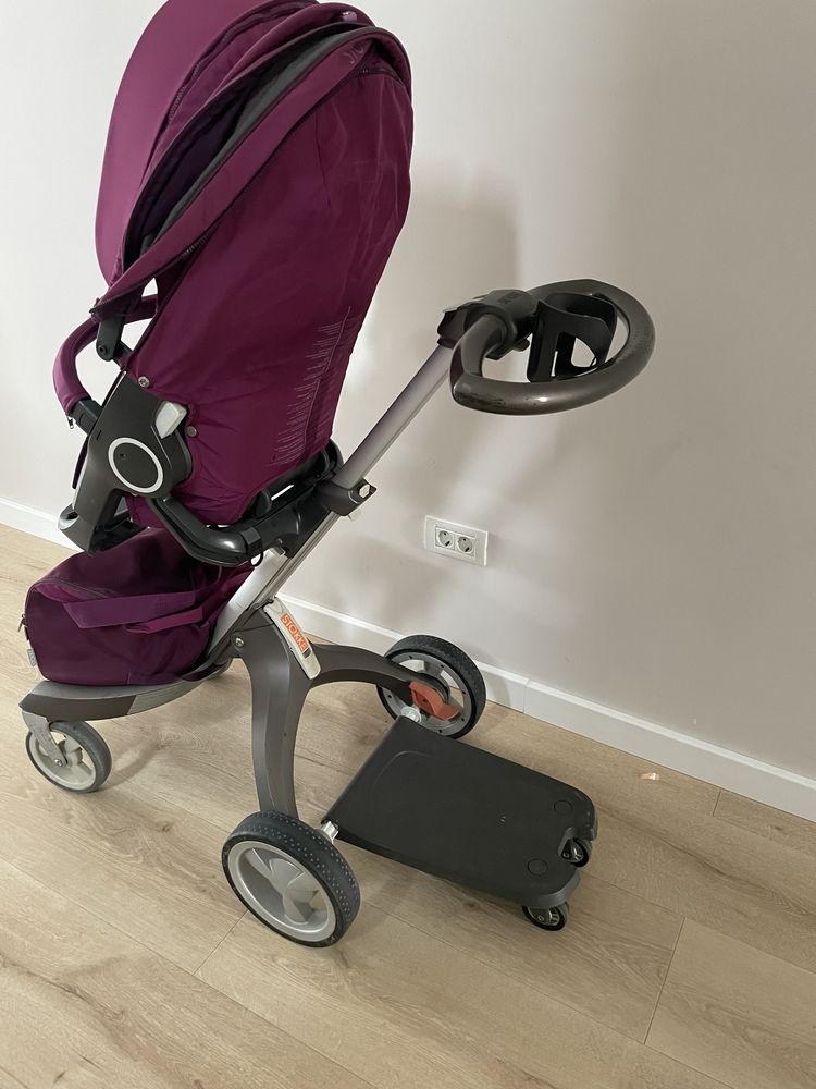 Carucior Stokke cu landou si sport- compet vara iarna