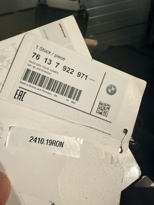 Costum nou Moto Dama masura S Goretex BMW impermeabil