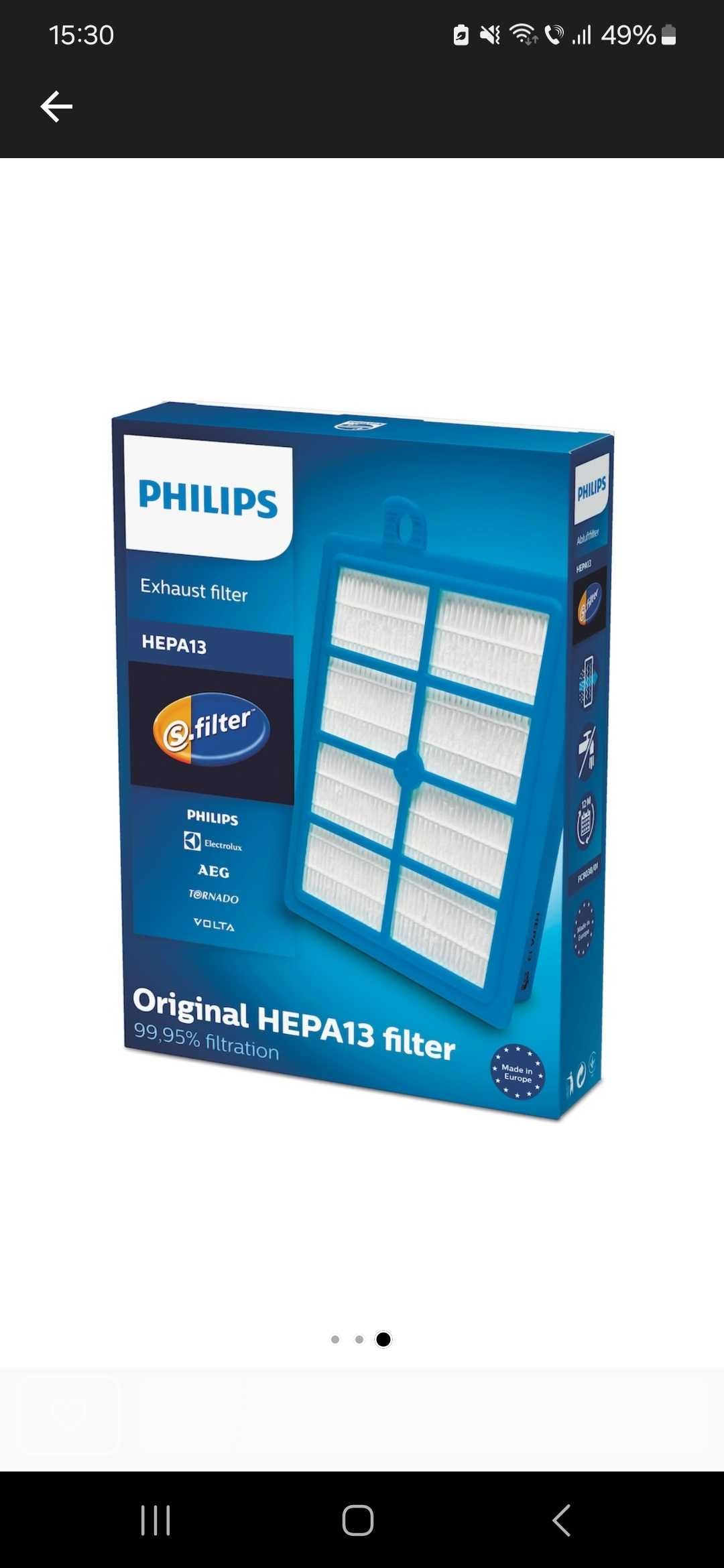 Filtru Hepa Philips FC8038/01