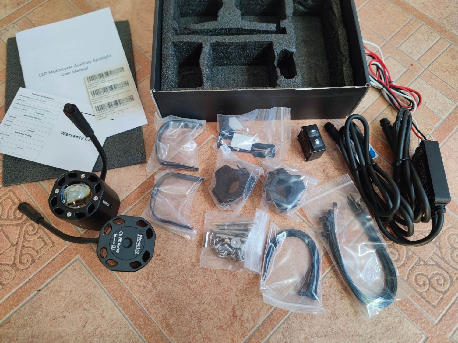 Proiectoare moto auxiliare 50w led