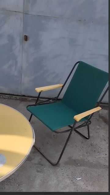 Раскладной комплект походных стол и 4 стула