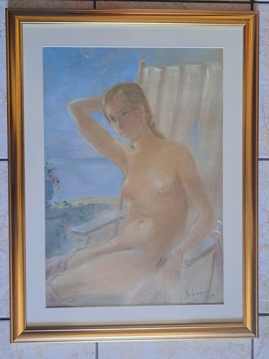 Tablou vechi semnat Ghelman Lazar