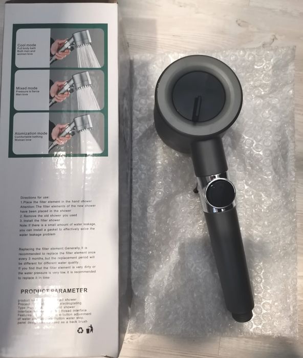 Para dus apa LUX,cap dus baie par/masaj celulita,spaShower