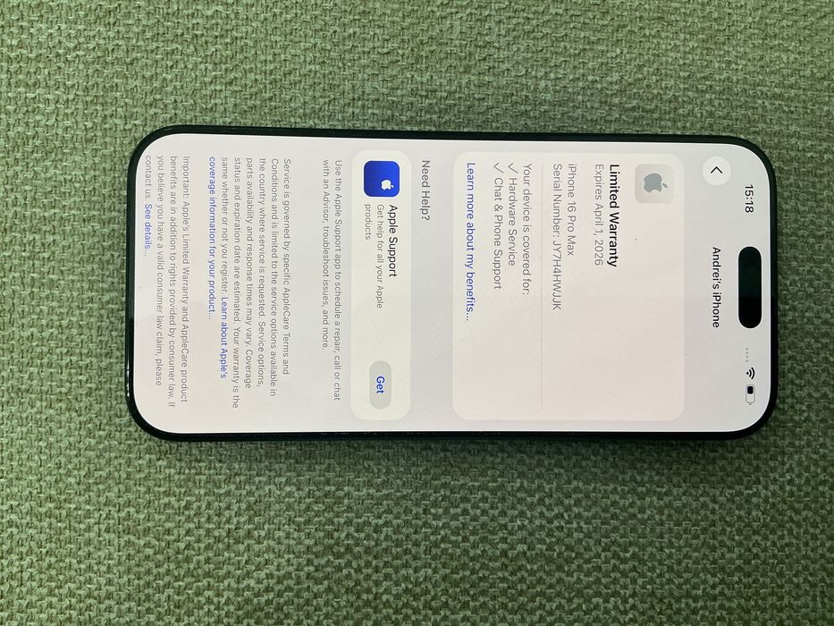 Iphone 16 pro max 512gb impecabil