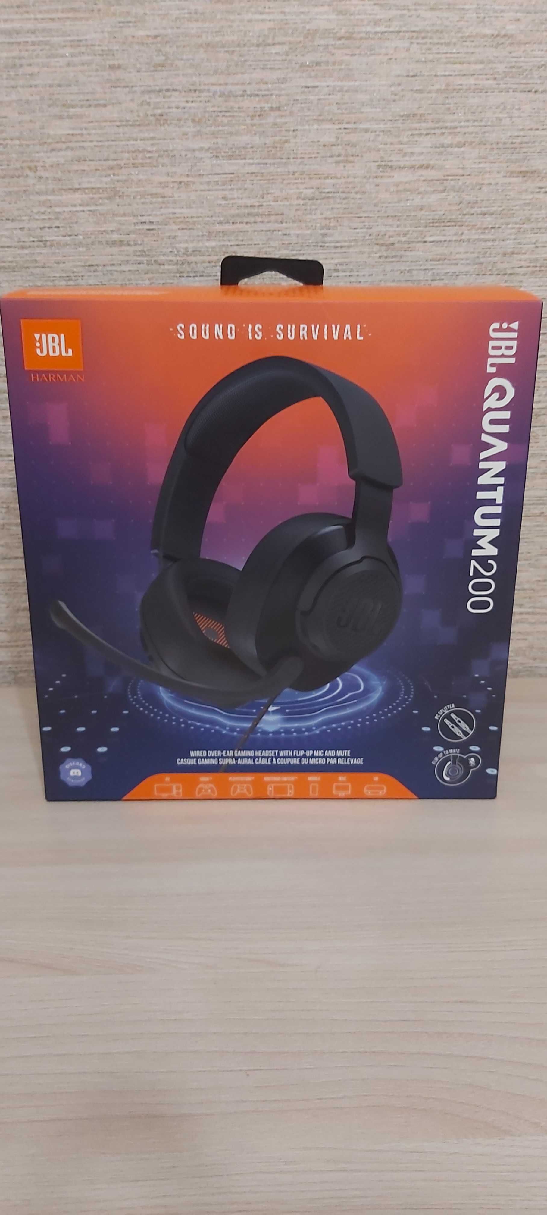 Игровая гарнитура JBL QUANTUM, наушники и микрофон