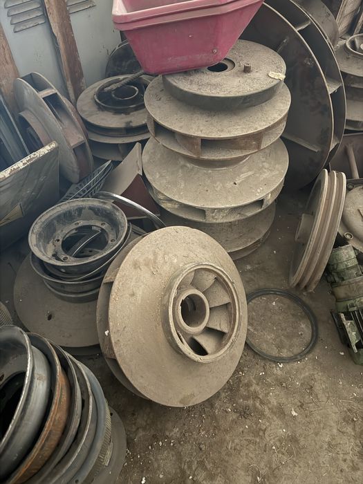 Рабочее колесо разное.