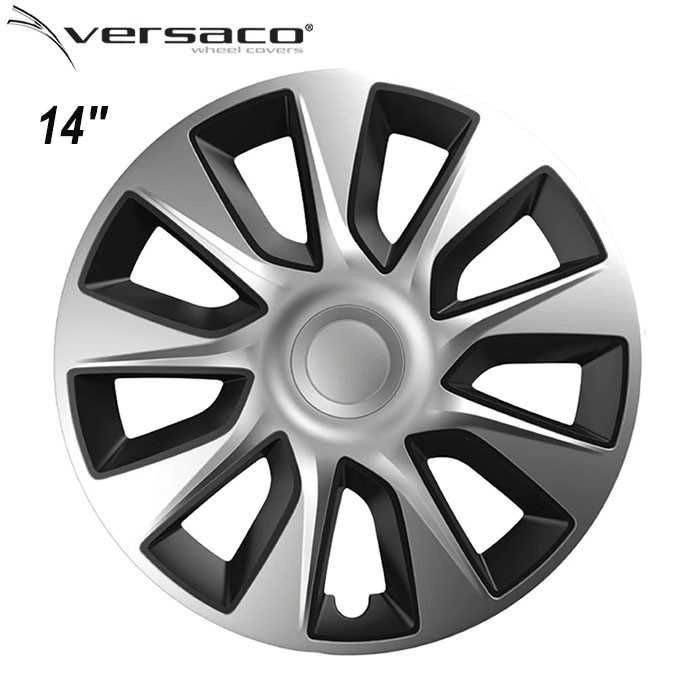 Тасове за джанти 14'' Versaco Stratos Silver / Black 56022