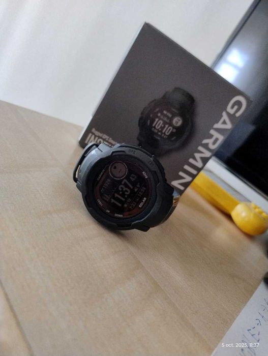GARMIN INSTINCT 2 SOLAR 45mm - Ceasul care nu se oprește. În garantie.