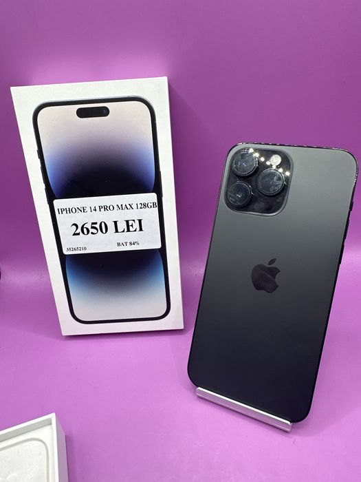 Iphone 14 Pro Max 128gb baterie 84•Matei Amanet Crangasi•35265