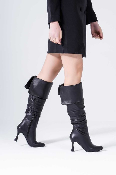 Cizme lungi din piele naturala,36-41 la super pret!