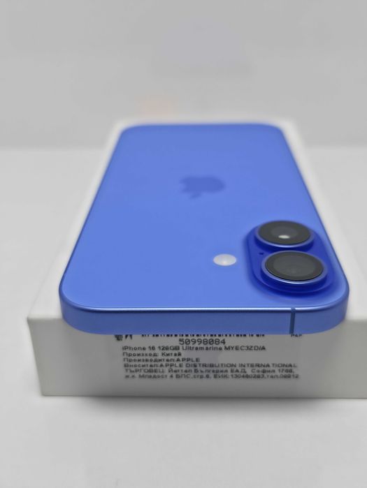 НОВ•iPhone 16 128GB Ultramarine