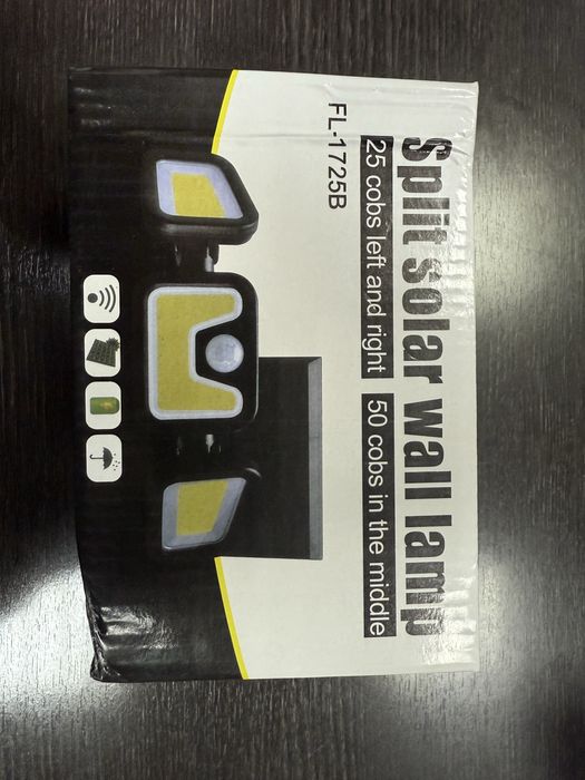 Соларна сензорна лампа НОВО