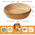 Комплект 50 броя незал. термоустойчиви хартиени подложки за Air Fryer