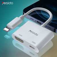 YESIDO HDMI HM06 USB-концентратор для Iphone