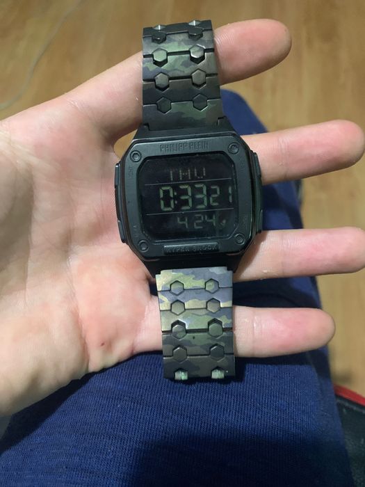 Philipp Plein Hyper $hock 44mm тъмен камуфлаж