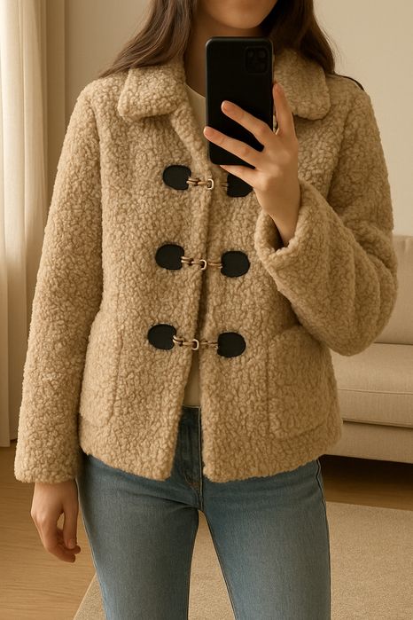 Женско палто, носено е веднъж