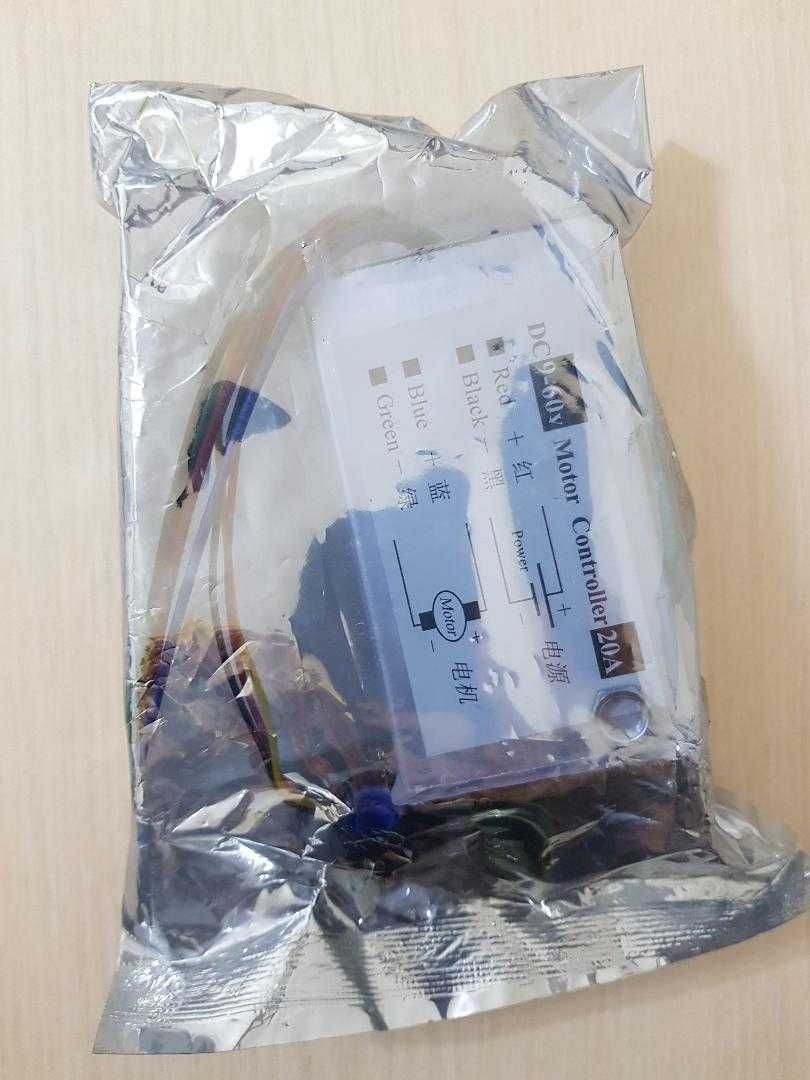 Regulator de turatie motor cc PWM 20A 9-60V cu Schimbare sens, Nou!