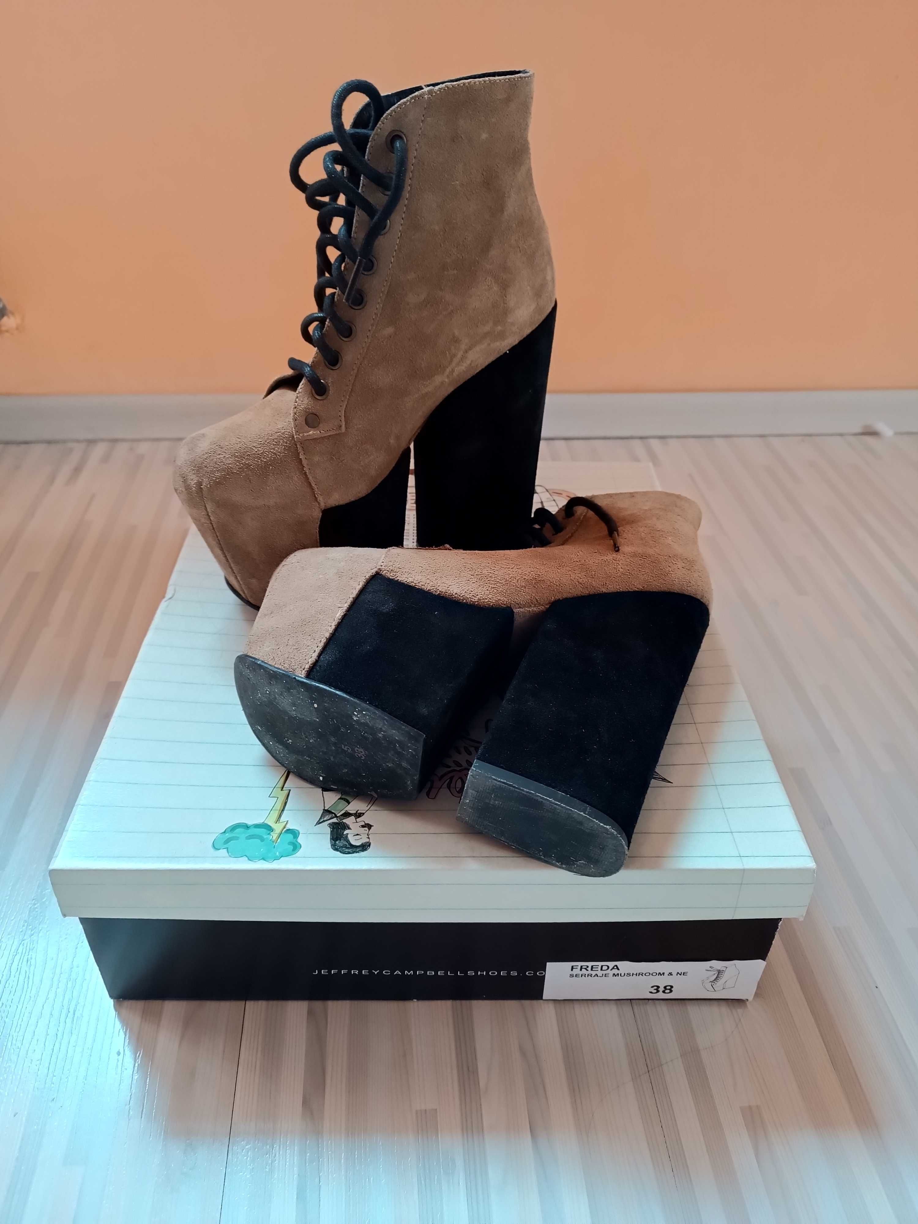 Кафяви боти Jeffrey Campbell