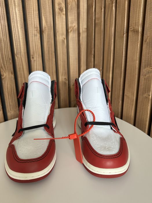 Air Jordan 1 Off White Red Air Aj1 size 43