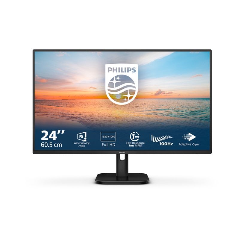Монитор PHILIPS 24E1N1100A/00 0.274 мм, 178°/178°, IPS, 23.8 ", 60.5 с