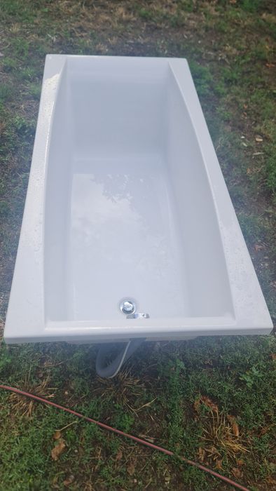 Vand cada acrilica cersanit, masca si paravan sticla 160 cm