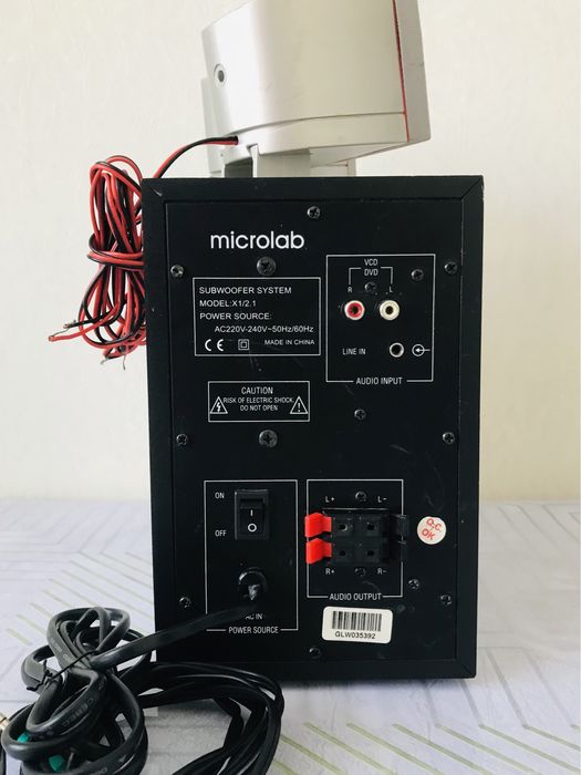 microlab x1-2/1 сабвуфер