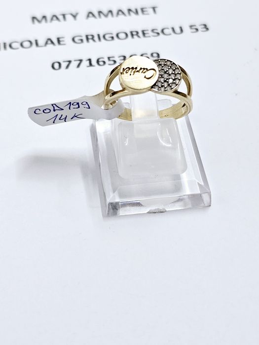 Maty Amanet Inel Dama din aur 14 k 3.77 g cod 199