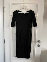 Черна рокля за бременни от H&M, размер S