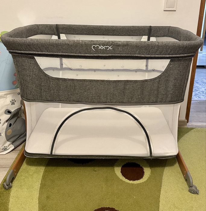 Patut co-sleeper 4 in 1 Smart Bed, Grey, MoMi