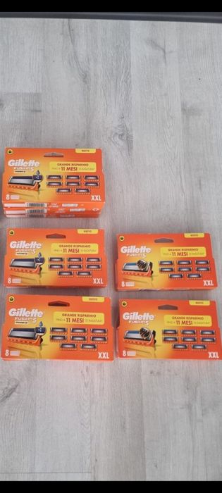 Set 8 rezerve Gillette Fusion 5 ,Power , import Italia