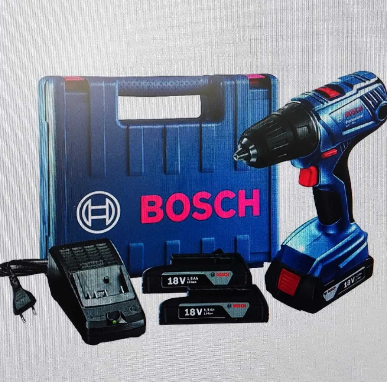 Дрель-шуруповёрт Bosch GSR 180-LI Professional 2 аккумулятора