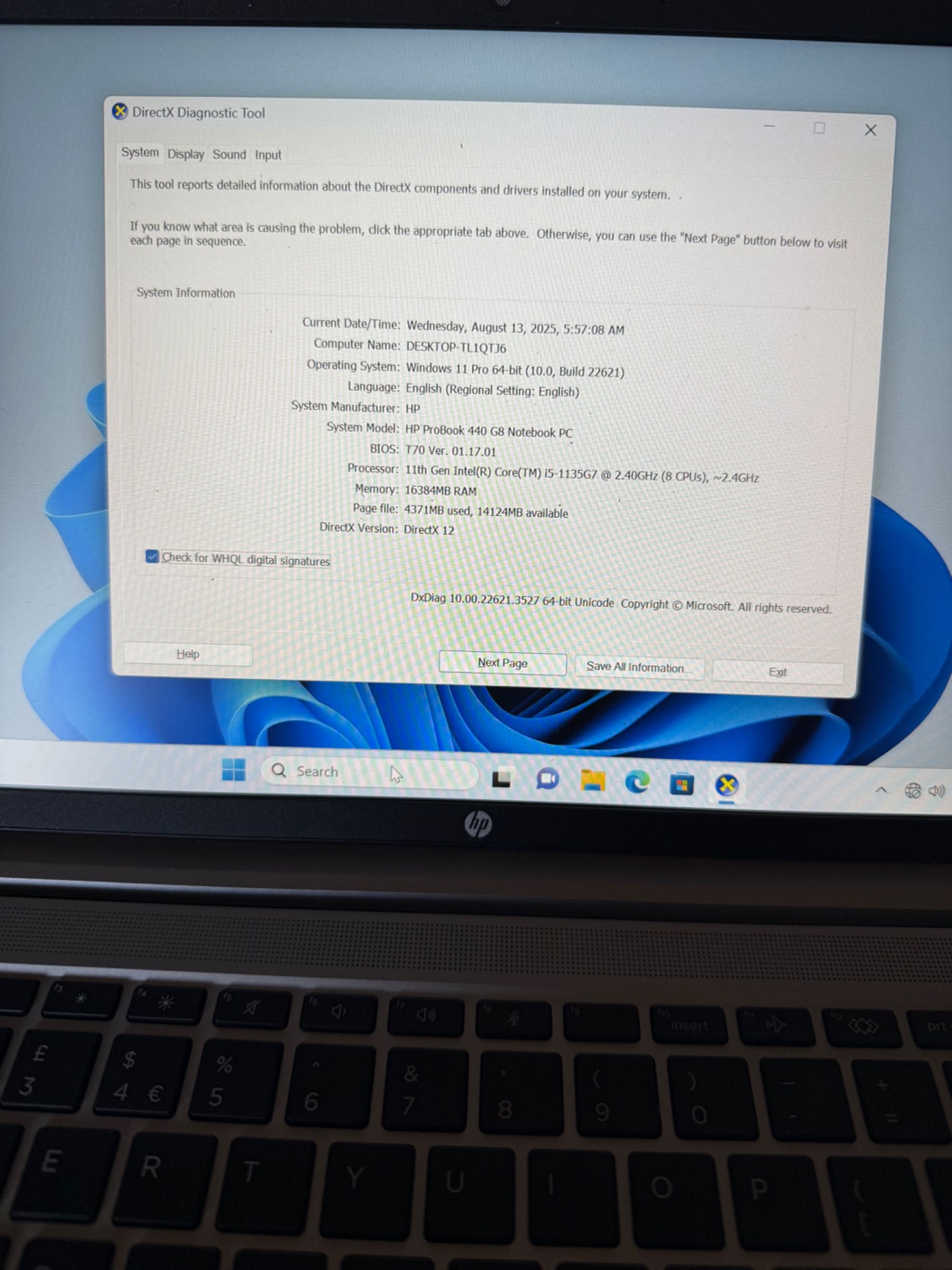 Hp Probook 440 G8 i5 (11generation) Windows 11