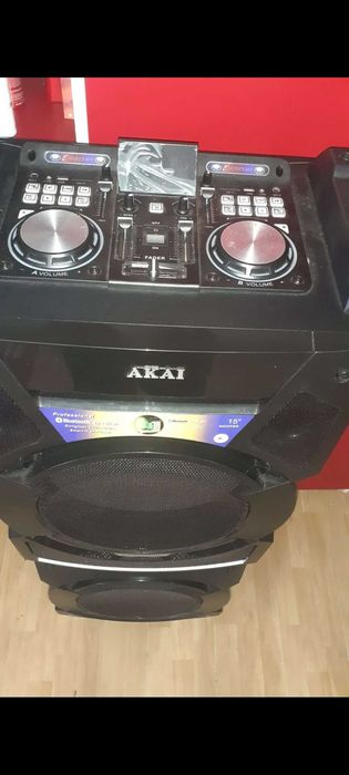 Boxa Activa Fixa Akai DJ-S5H Dual USB SD Bluetooth Telecomanda 400 Rms